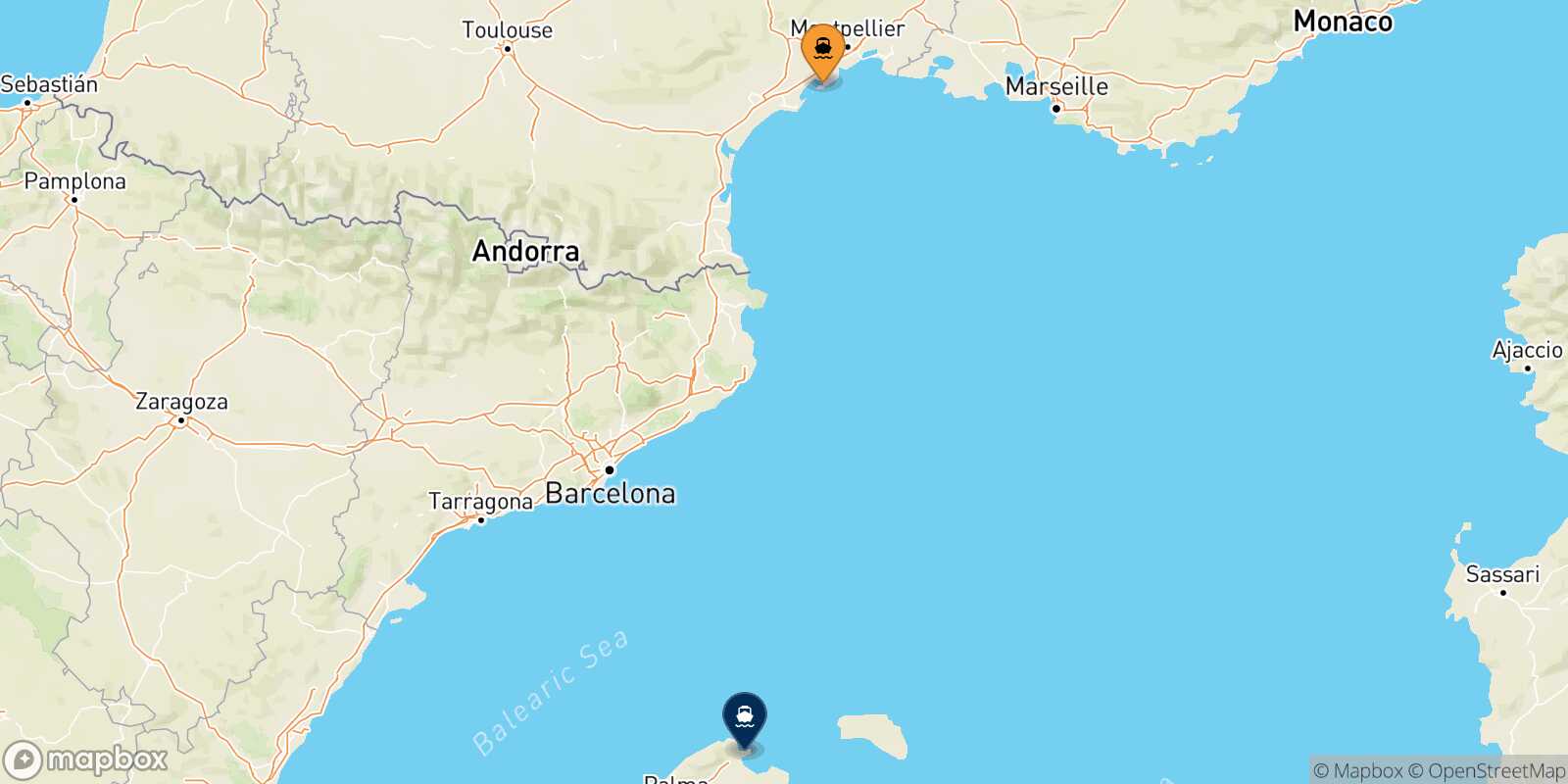 Mapa de la ruta Sete Alcudia (Mallorca)