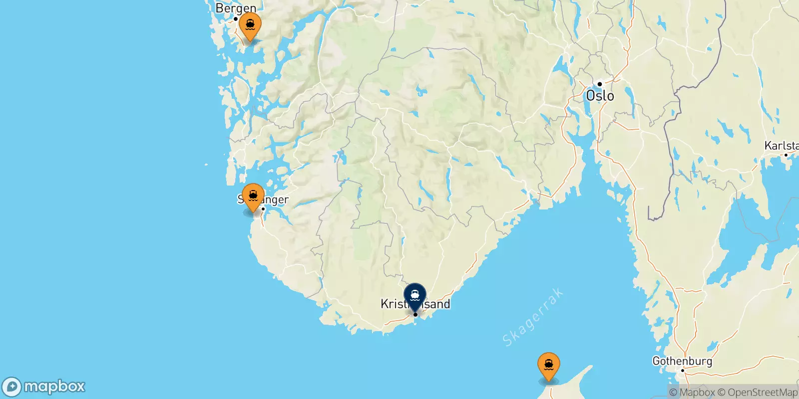 Ferries a Kristiansand