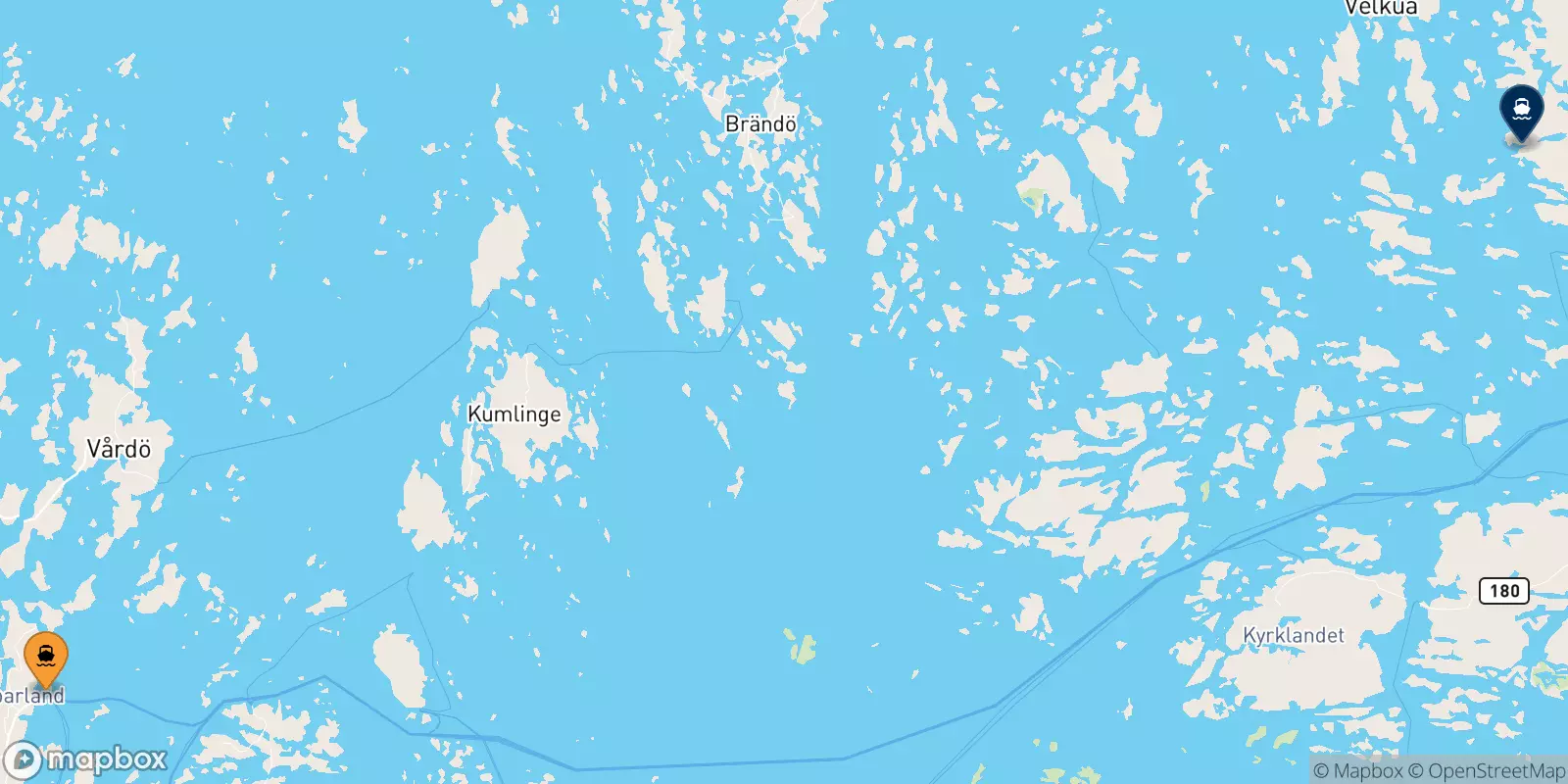 Ferries de Langnäs a Naantali