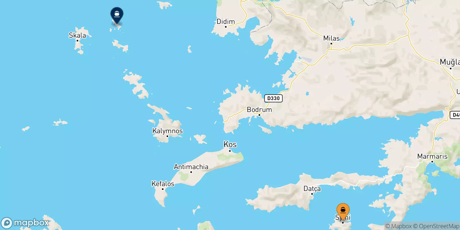 Ferries de Symi a Arkyi