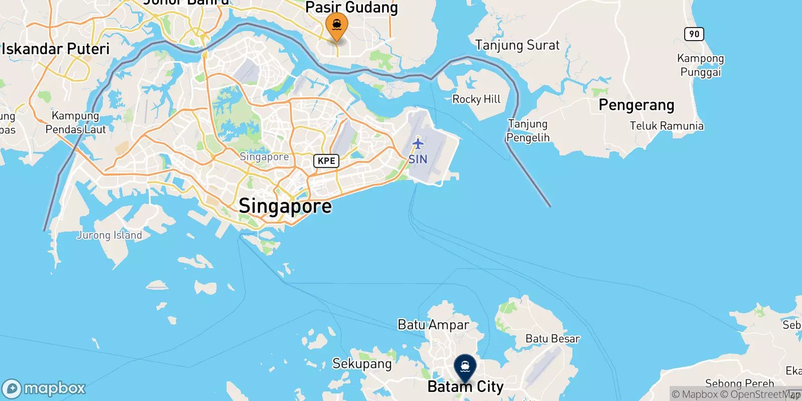 Ferries de Malasia a Indonesia