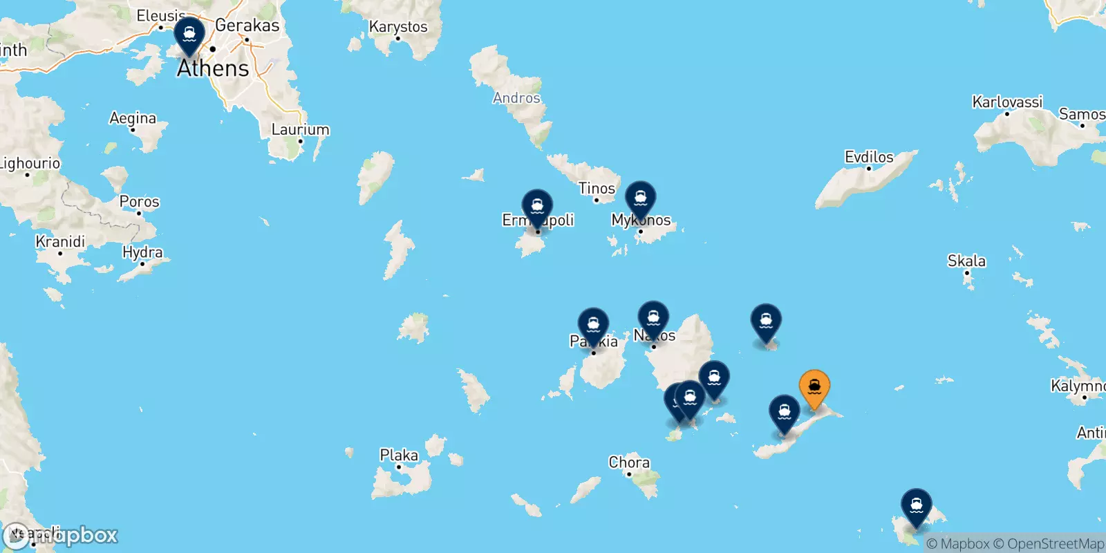 Ferries de Aegiali (Amorgos)